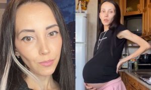 Блогер Мария Хамматова, которая весит всего 34 кг, стала мамой в четвертый раз