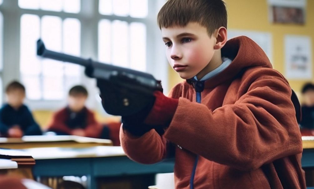 Украина начала готовить школьников к войне 