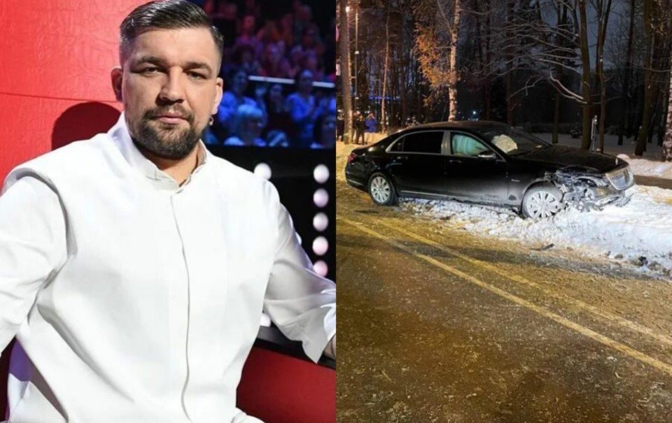 Баста попал в жесткое ДТП после концерта в Санкт-Петербурге 