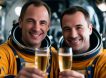 Космонавты на МКС поздравили россиян с наступающим Новым годом