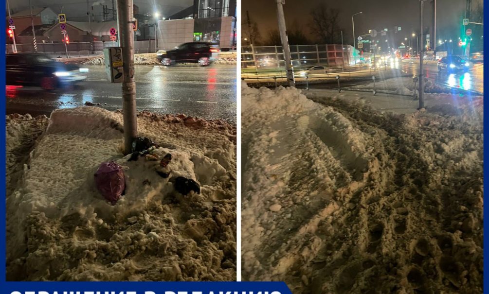 Погода пришла на помощь коммунальщикам, которые не расчищают дорожки от снега в Москве и Подмосковье 