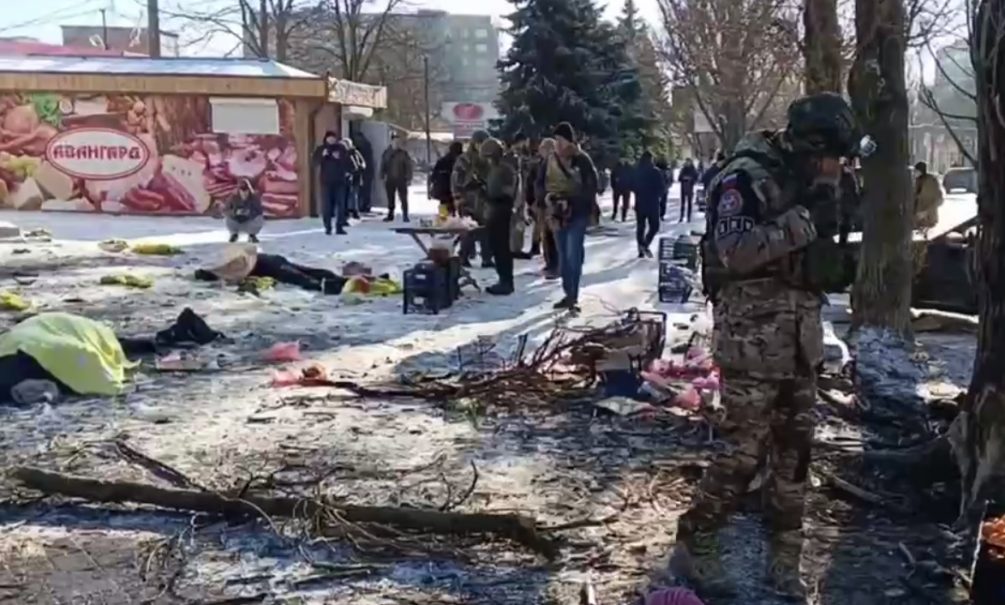 ВСУ ударили по рынку в Донецке: 13 человек погибли 