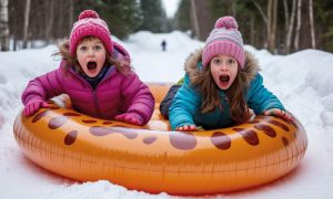 Зимние покатушки на «ватрушке» чреваты переломом позвоночника