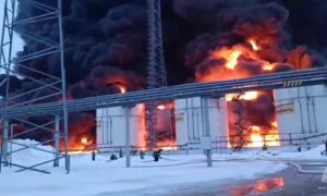 Пожару на Клинцовской нефтебазе присвоили повышенный ранг сложности