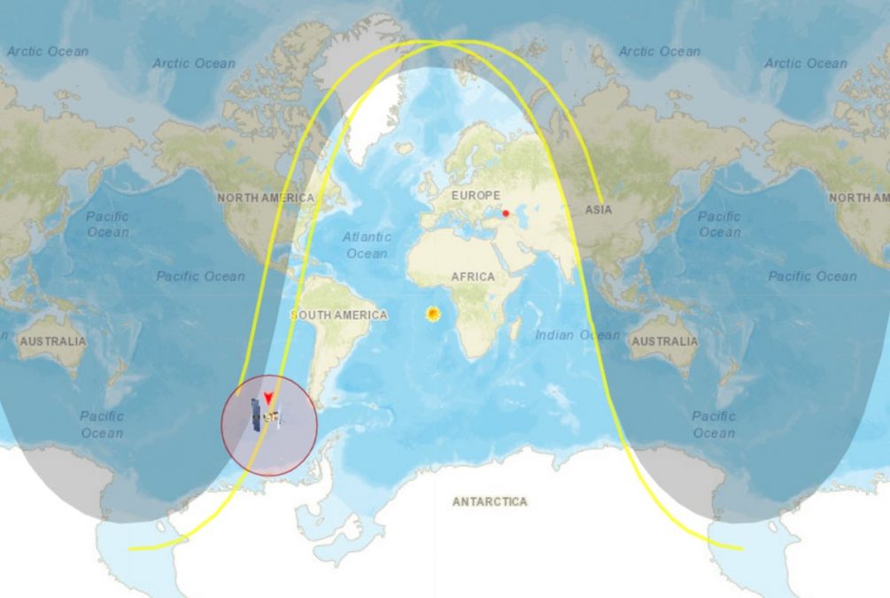 Неуправляемый спутник весом более двух тонн упадет на Землю