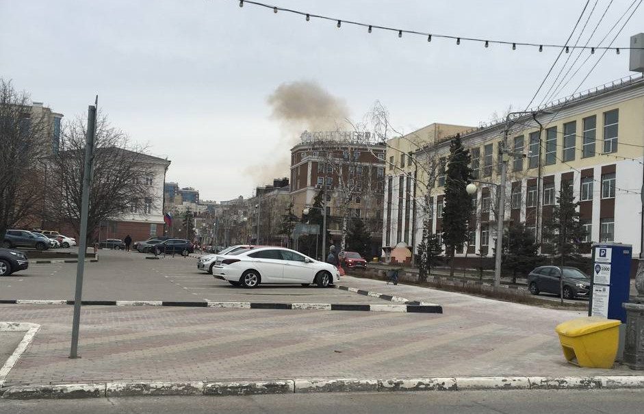 БПЛА атаковал здание ФСБ в Белгороде 