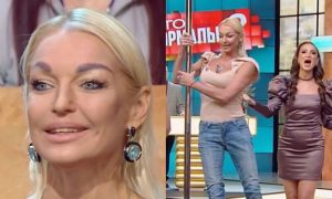 Анастасия Волочкова устроила танцы на пилоне в эфире шоу Бузовой