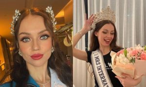 27-летняя россиянка из Петрозаводска Арина Крышко выиграла конкурс «Миссис мира»