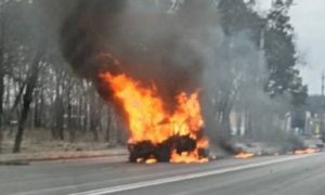 Водитель легковой машины погиб при обстреле Белгородской области