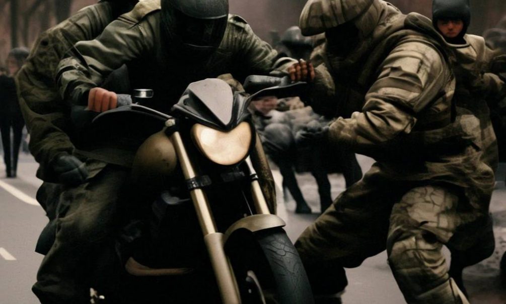 «Били и пытались оторвать ухо пассатижами»: в Рязани военные приняли мотоциклиста за диверсанта и избили его 