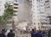 В Белгороде на спасателей обрушилась крыша разрушенной многоэтажки