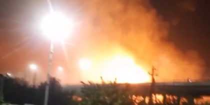 «Всё в огне, есть погибшие и раненые»: ракеты НАТО разбомбили нефтебазу в ЛНР