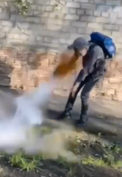 Кадр из видео.