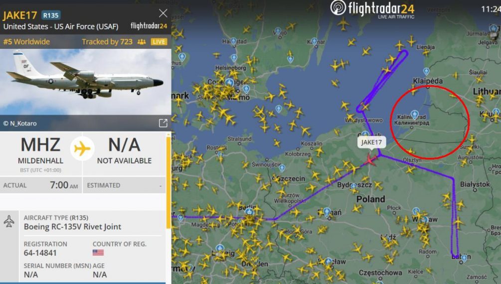 Есть секретные цели: самолеты-разведчики НАТО буквально окружили Россию