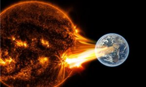 На Солнце произошла одна из крупнейших за последние десять лет вспышек