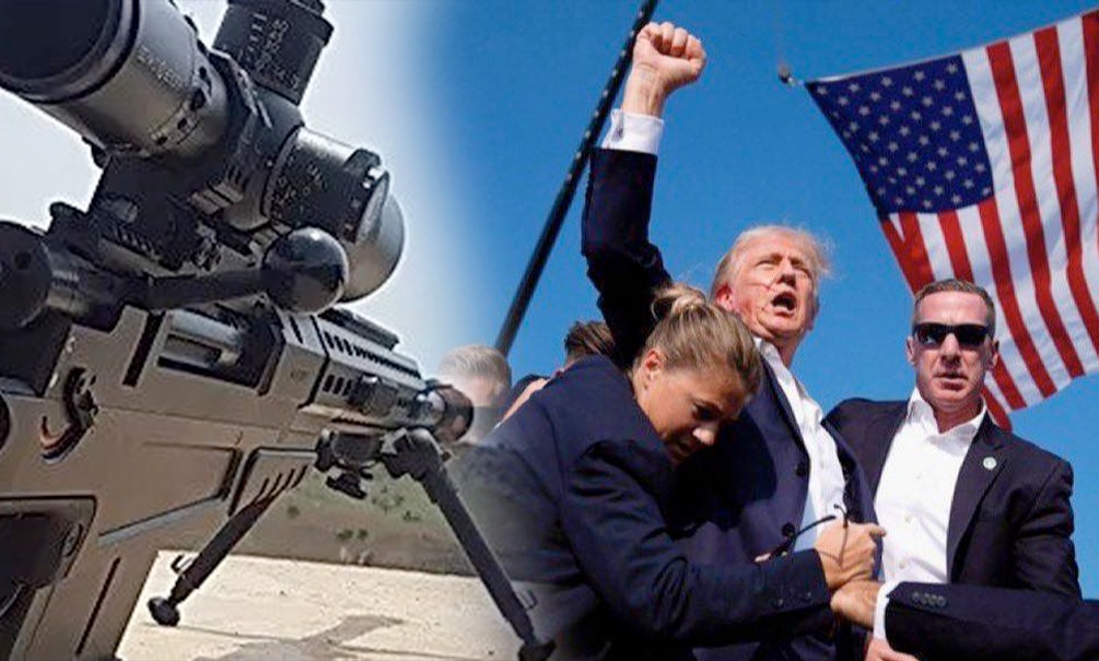 Метка для снайпера: Трампа «подсветили» флагом США во время покушения на убийство 