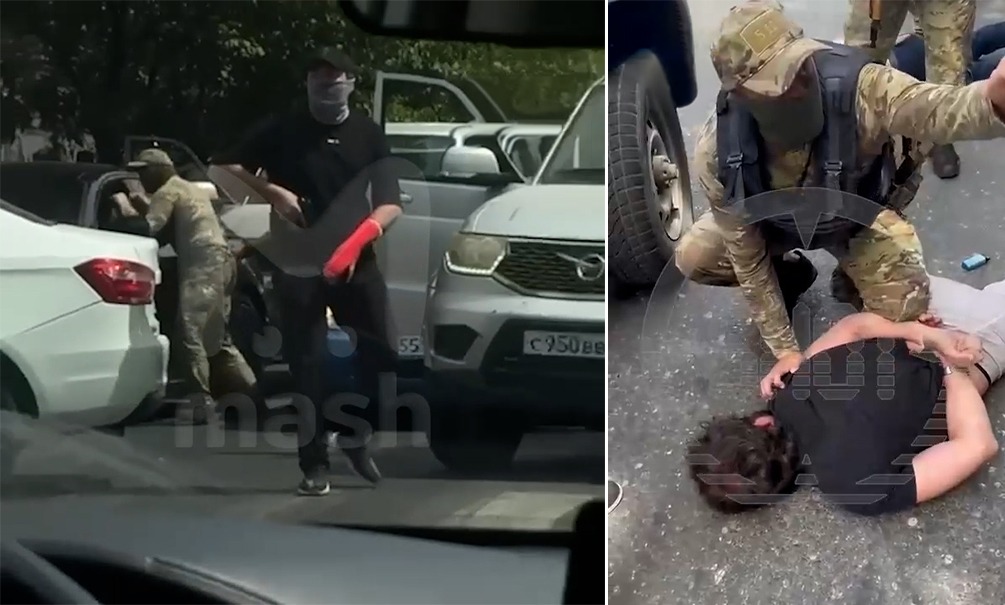 «Руки за спину»: в Дагестане водитель сбил сотрудников полиции и протаранил служебные авто 