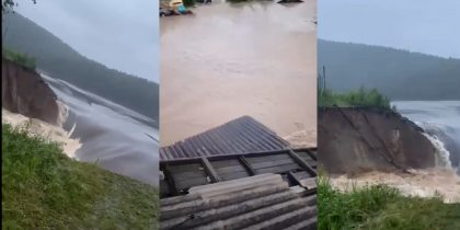 «Мы все тонем»: прорыв дамбы на Киалимском водохранилище в Челябинской области снес все дома