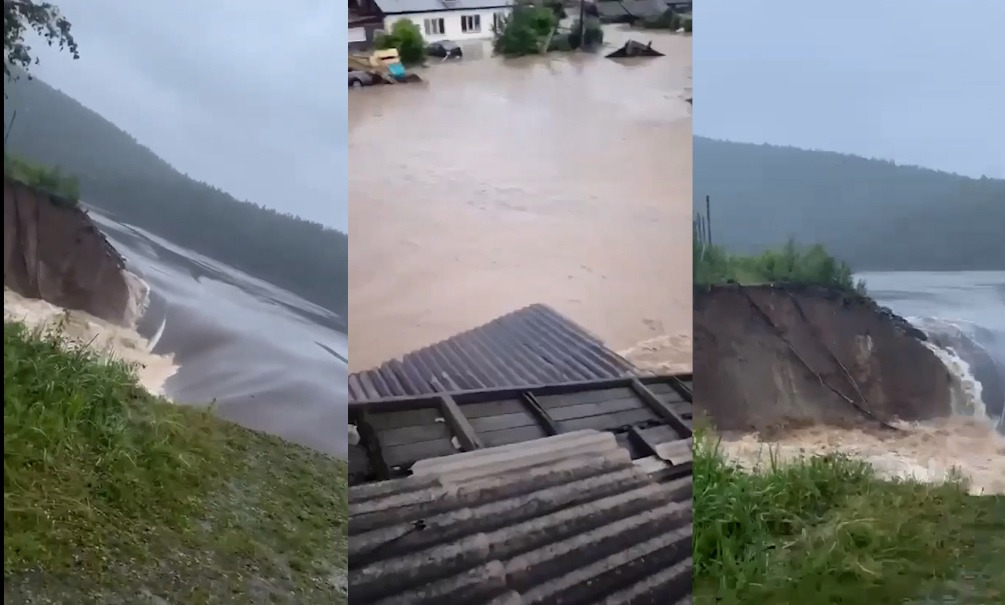 «Мы все тонем»: прорыв дамбы на Киалимском водохранилище в Челябинской области снес все дома 