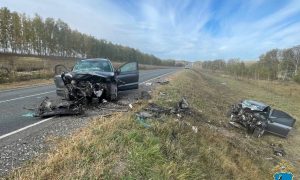 Двое детей погибли в лобовом столкновении иномарок в Самарской области