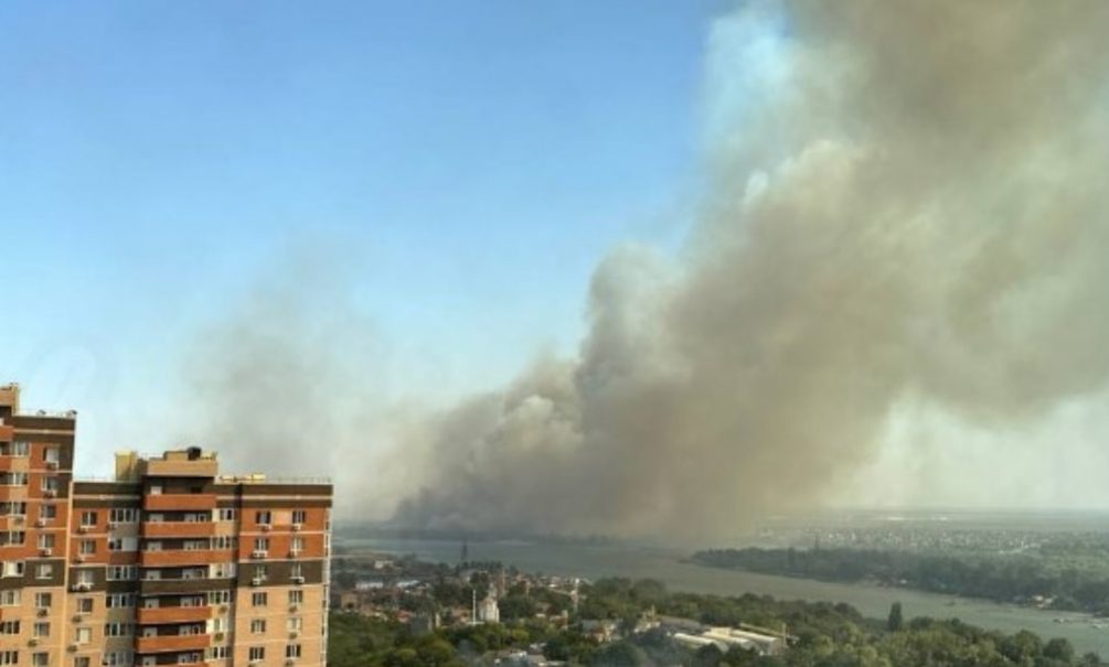 В Ростовской области горят сенокосы, трава, склад и частные дома 