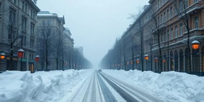 Прогноз погоды: Москву завалит снегом, в Крыму - морозы