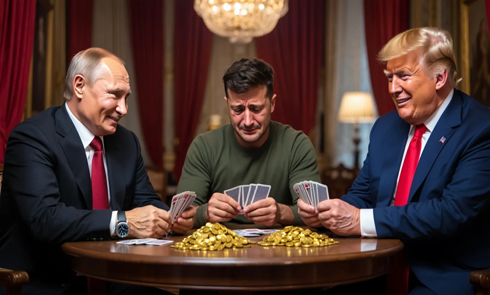 «Ты без козырей, отдай Крым, дебил!» - Трамп обрушился на Зеленского, Песков вспомнил: Херсон - наш «Ты без козырей, отдай Крым, дебил!» - Трамп обрушился на Зеленского, Песков вспомнил: Херсон - наш