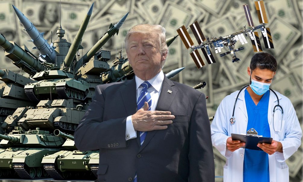 Трамп готовится к войне с Россией: ради беспрецедентного военного бюджета режет американскую медицину, образование и бросает МКС 