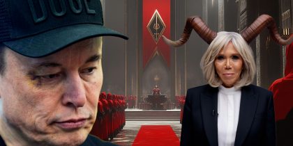 «Прошёл масонский ритуал посвящения»: кто поставил фингал Илону Маску и как это связано с пощёчиной Макрону?