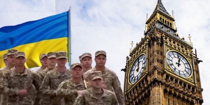 Опозориться за 20 секунд: украинских боевиков в Лондоне на параде победы прогнали по навозу