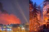 Адская ночь: Киев горит, прилёты в Одессу – ПВО Украины бьёт по жилым домам