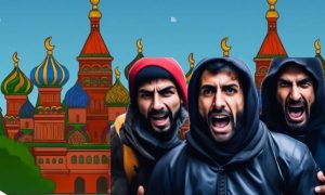 «Мы народ воинственный»: группа московских мусульман опубликовала оскорбительную картинку с православным храмом и угрожает русским