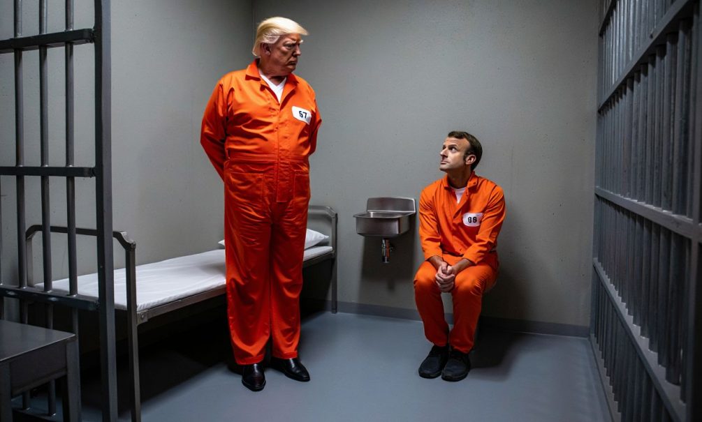 Заскучал, улетел: Трамп загнал Макрона Заскучал, улетел: Трамп загнал Макрона