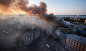 Одесса в огне: ВС РФ разнесли подземное управление ТЦК на территории завода «Стальканат»