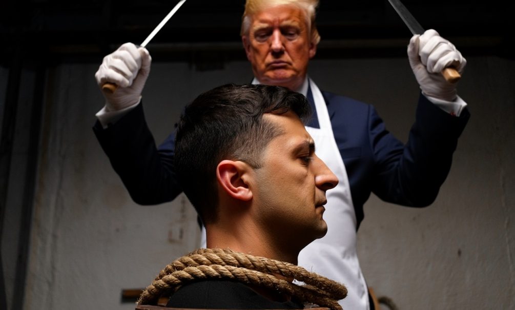 Зеленский пошлет Трампа: главарь Украины выберет в Белом доме личную шкуру, а не мир Зеленский пошлет Трампа: главарь Украины выберет в Белом доме личную шкуру, а не мир