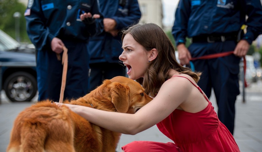 В Астрахани зоозащитница закрыла собой собаку, которую служба отлова пыталась забрать в приют 