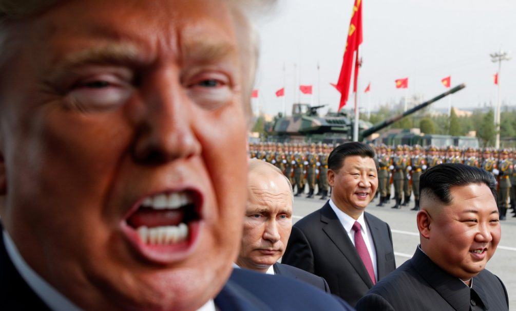 «Готовите заговор против США»: обиженный Трамп передал привет Путину, Си и Киму 