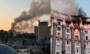 Звонок Зеленскому: Кабмин Украины полыхает после массированной ночной атаки ВС РФ