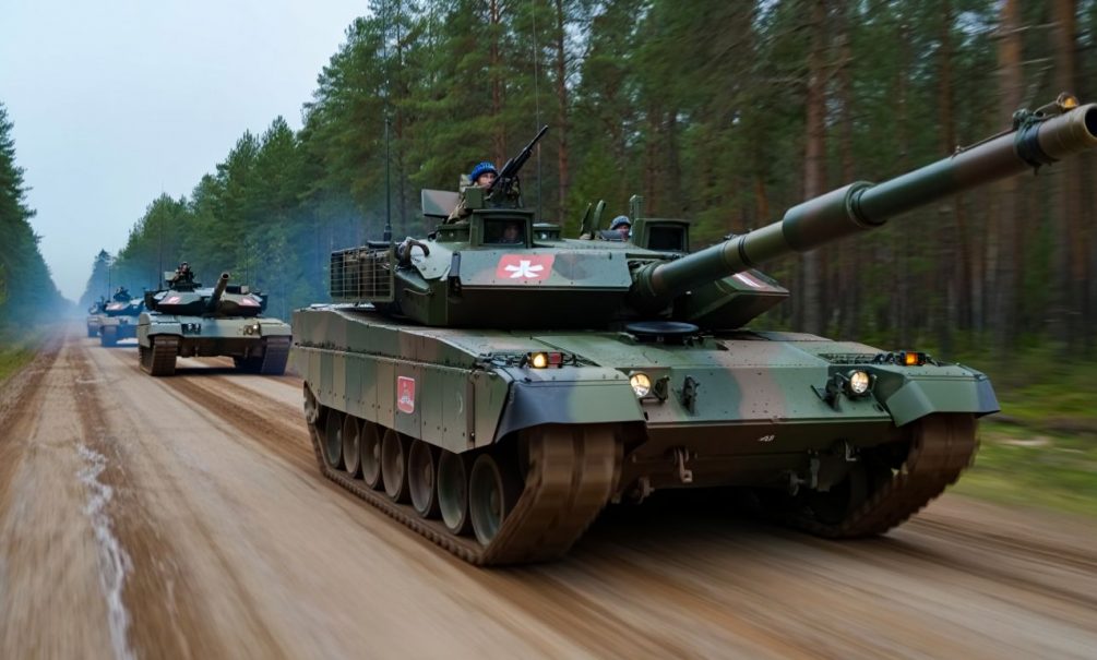 «Это война»: польские танки движутся в сторону России 