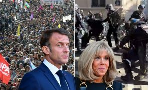 Пока Макрон доказывает пол своей жены, французы разносят Париж: протестующие во Франции поют «Катюшу» и захватывают административные здания