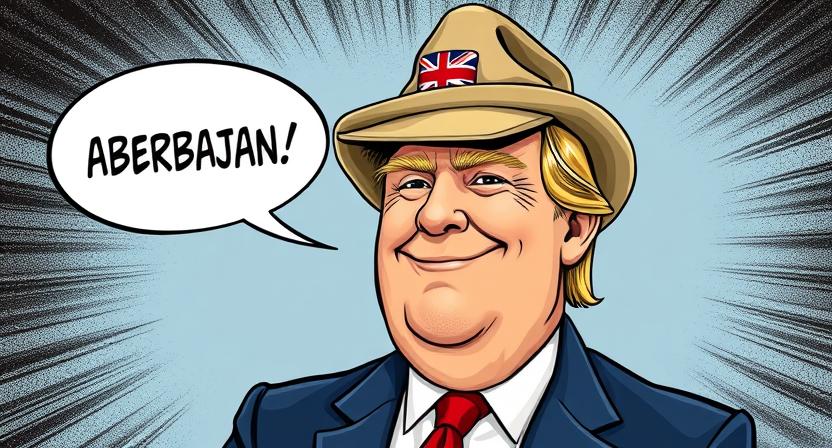 «Азербайджан или Абербайджан – какая разница!»: Трамп объявил США и Британию «империями добра» и в духе колониального властителя перепутал название стран Закавказья 