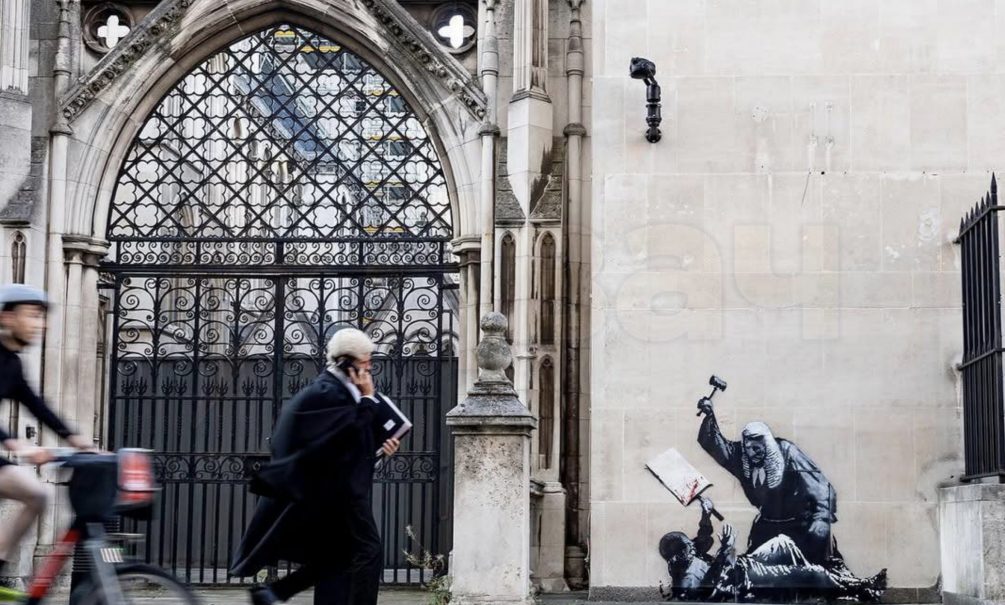 Полиция Великобритании завела дело на Бэнкси из-за нового граффити 