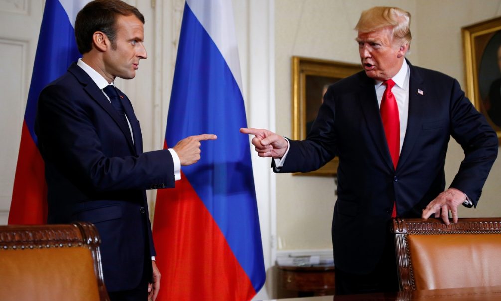 Раздор в НАТО: Макрон спорит с Трампом из-за санкций против России Раздор в НАТО: Макрон спорит с Трампом из-за санкций против России