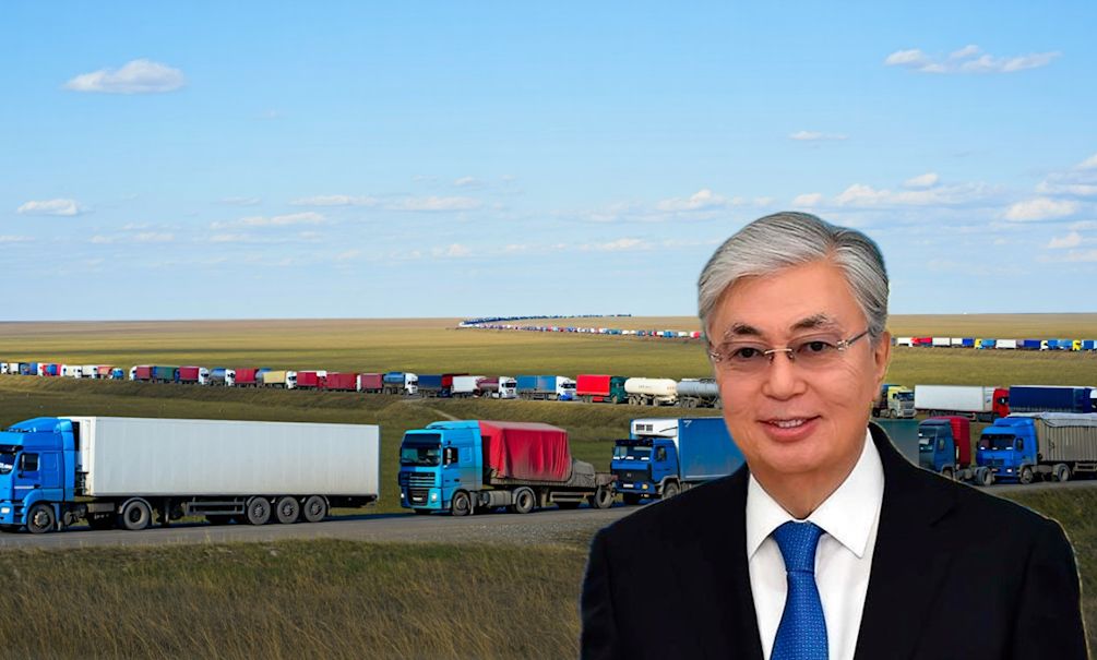 Казахстан ударил в тыл России: заблокировал на месяц тысячи грузовиков из Китая - ищет попавшие под западные санкции товары Казахстан ударил в тыл России: заблокировал на месяц тысячи грузовиков из Китая - ищет попавшие под западные санкции товары