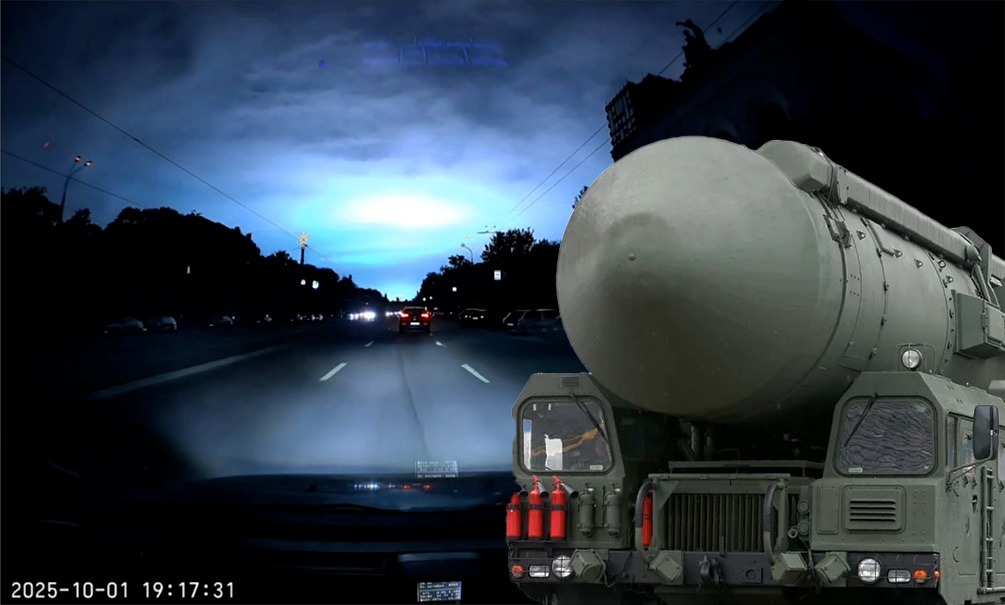 По Днепру ударили стратегической ракетой Ярс? Вспышка в небе - и город погрузился во тьму 