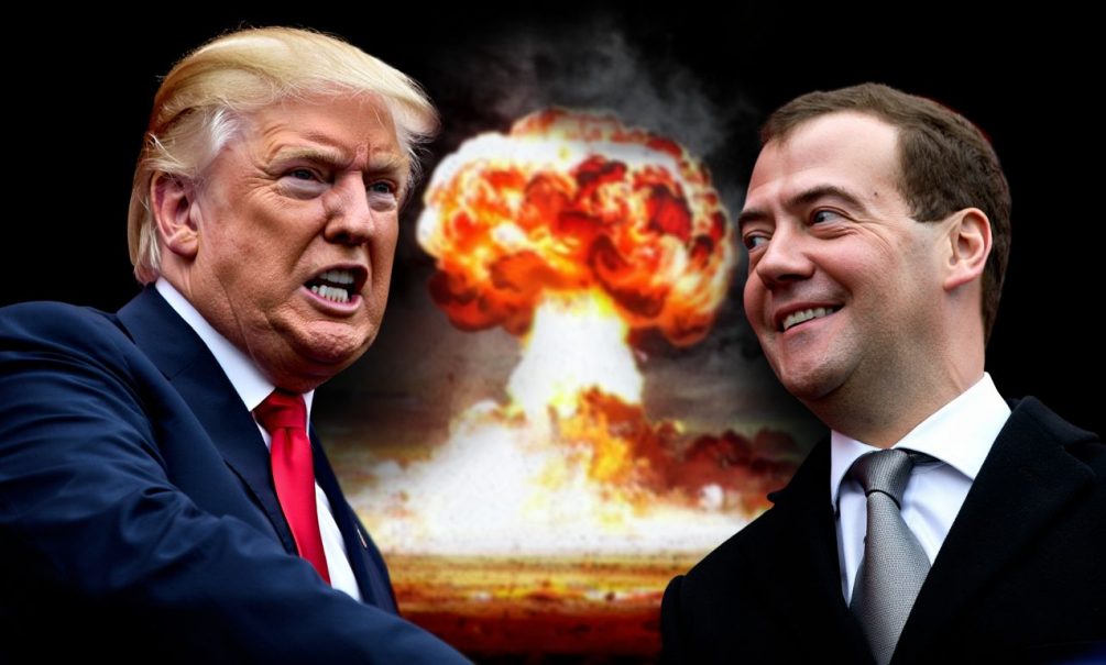 «Трамп вступил в войну с Россией»: Медведев заявил, что теперь по «бандеровским нычкам» можно долбить без оглядки на переговоры 