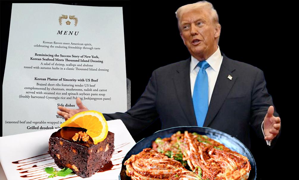 Трампа накормили золотом в Южной Корее: меню максимально отвечало непомерному эго президента США Трампа накормили золотом в Южной Корее: меню максимально отвечало непомерному эго президента США