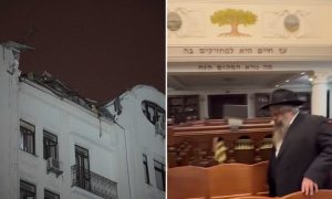 Евреи Киева вновь страдают из-за нацистов: украинская ПВО уронила российскую «Герань» на синагогу