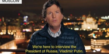 Такер Карлсон не смог промолчать. Он заявил, что Запад обманывается насчет Крыма
