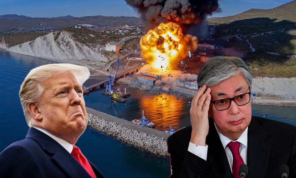 Зеленский отплатил Трампу и Токаеву за поддержку: в Новороссийске уничтожен терминал КТК с нефтью США и Казахстана Зеленский отплатил Трампу и Токаеву за поддержку: в Новороссийске уничтожен терминал КТК с нефтью США и Казахстана